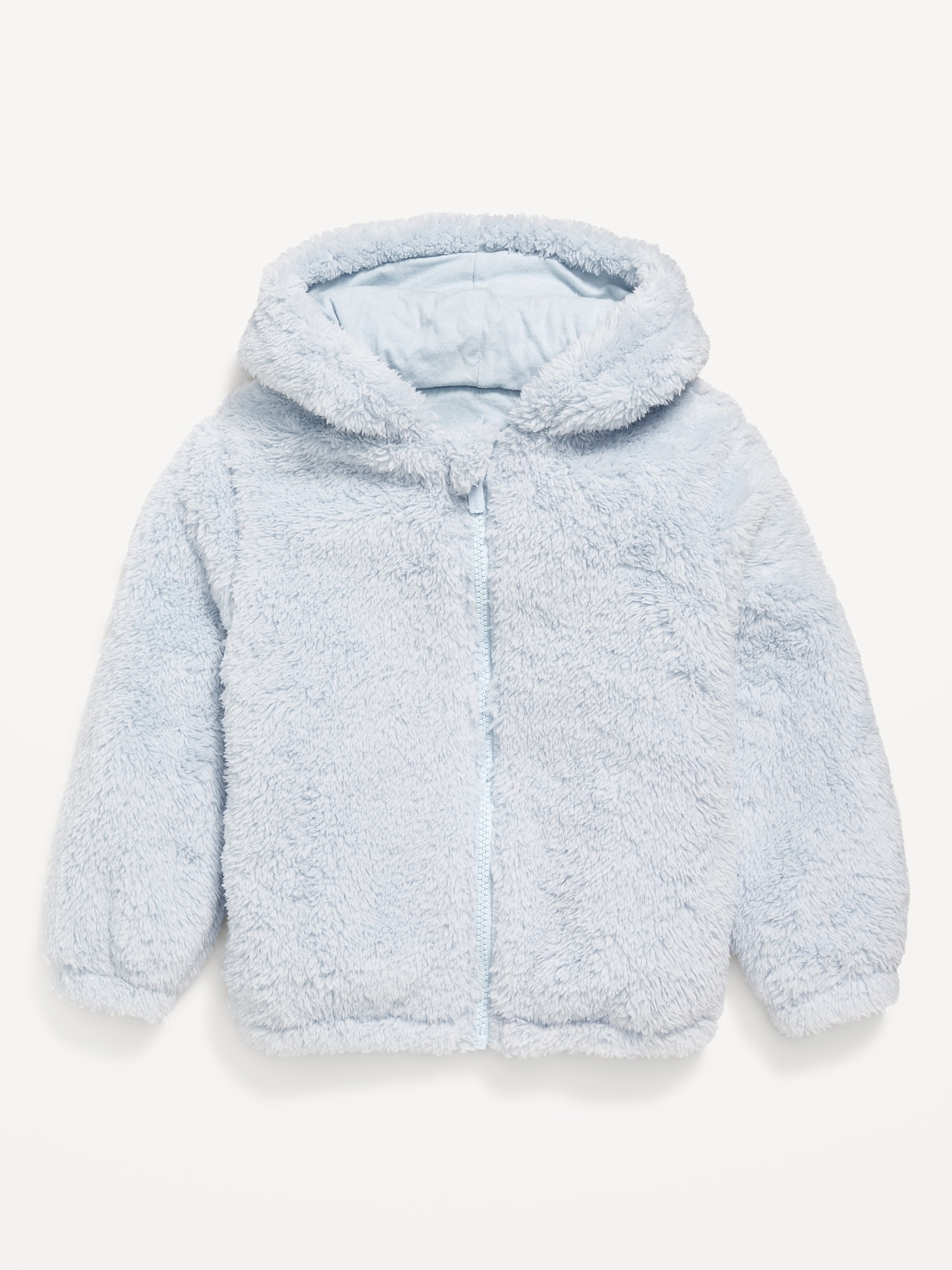 Sherpa Full-Zip Applique Jacket for Toddler Girls