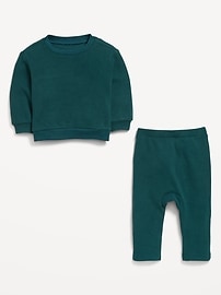 View large product image 3 of 3. Thermal-Knit Sweatshirt and Pants Set for Baby