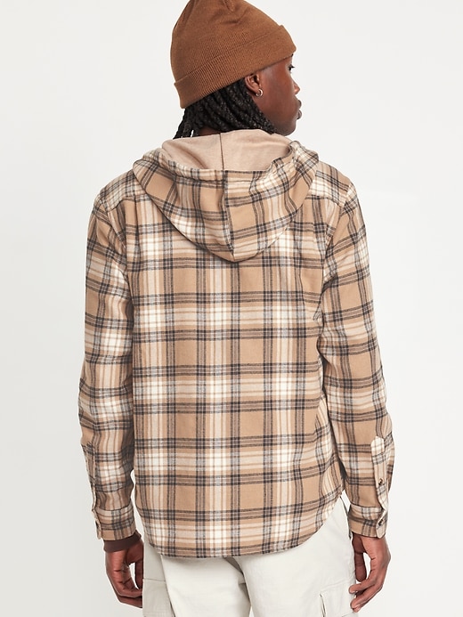 Image number 2 showing, Hooded Flannel Shirt