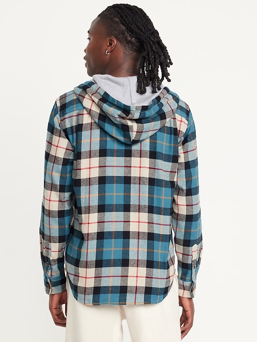 Image number 2 showing, Hooded Flannel Shirt