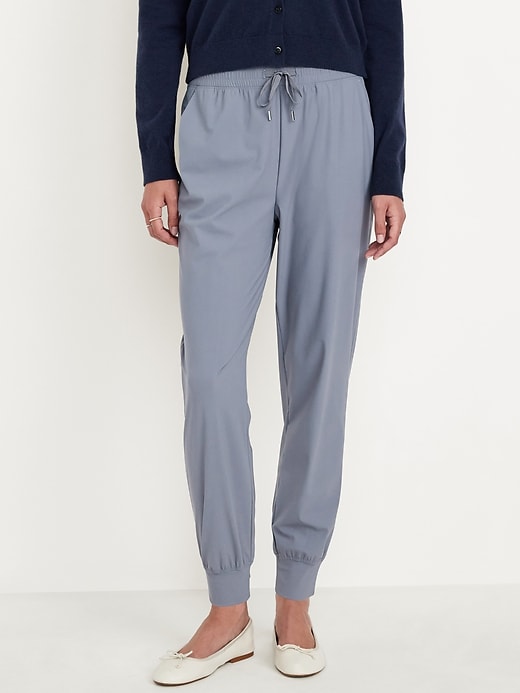 Image number 1 showing, High-Waisted SleekTech Joggers