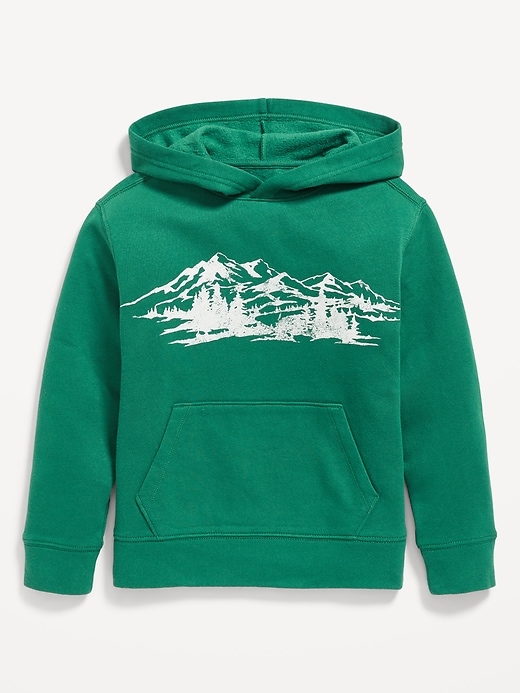 View large product image 2 of 3. Long-Sleeve Graphic Pullover Hoodie for Boys