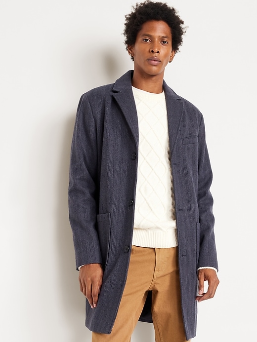 Image number 8 showing, Button-Front Topcoat