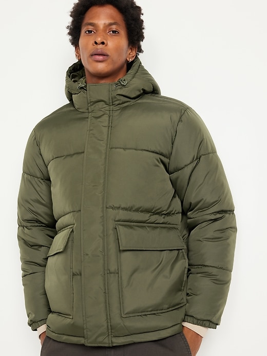 Image number 4 showing, Hooded Puffer Jacket