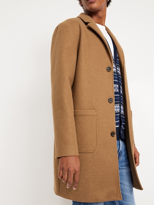 Image number 6 showing, Button-Front Topcoat