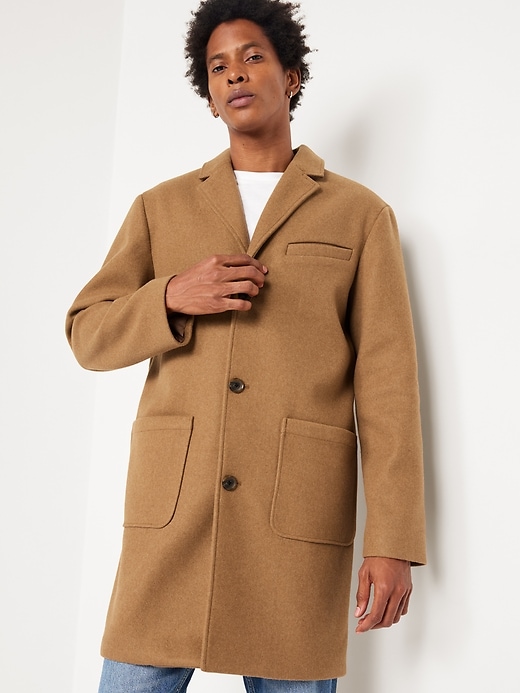 Image number 4 showing, Button-Front Topcoat