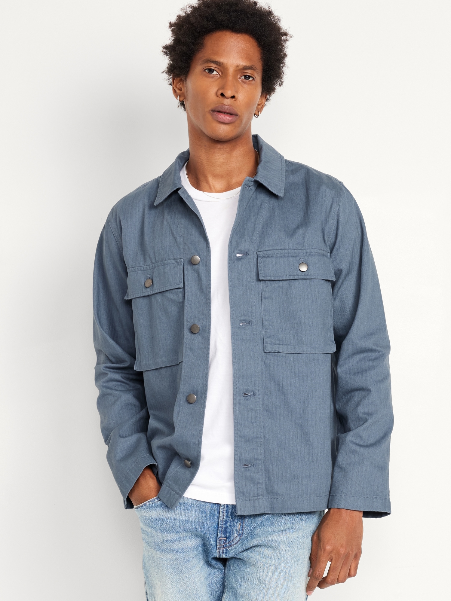 Old navy canvas utility jacket best sale