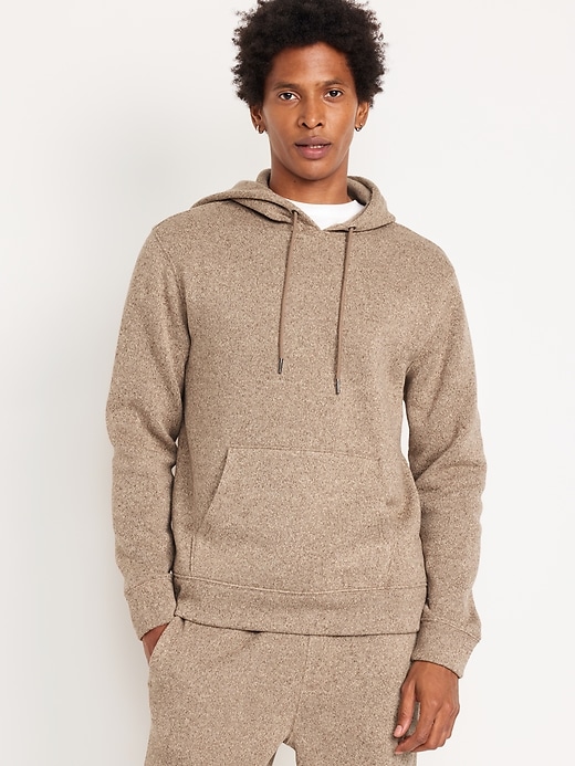 Image number 1 showing, Fleece-Knit Hoodie