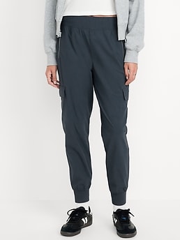 High-Waisted SleekTech Cargo Joggers - image 3
