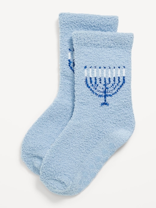 View large product image 1 of 1. Unisex Cozy Holiday Socks for Toddler &amp; Baby