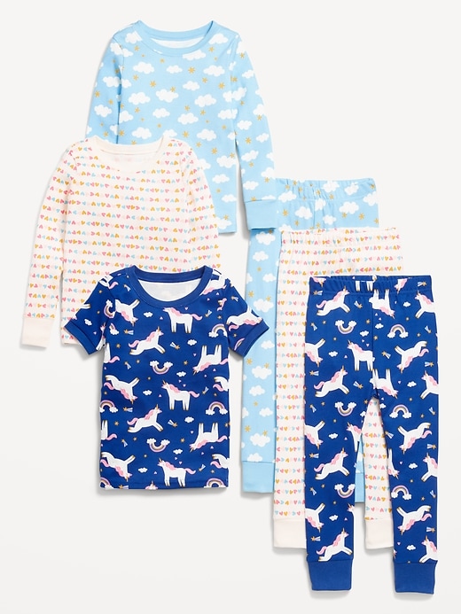 View large product image 1 of 3. Snug-Fit Pajama 6-Piece Set for Toddler &amp; Baby