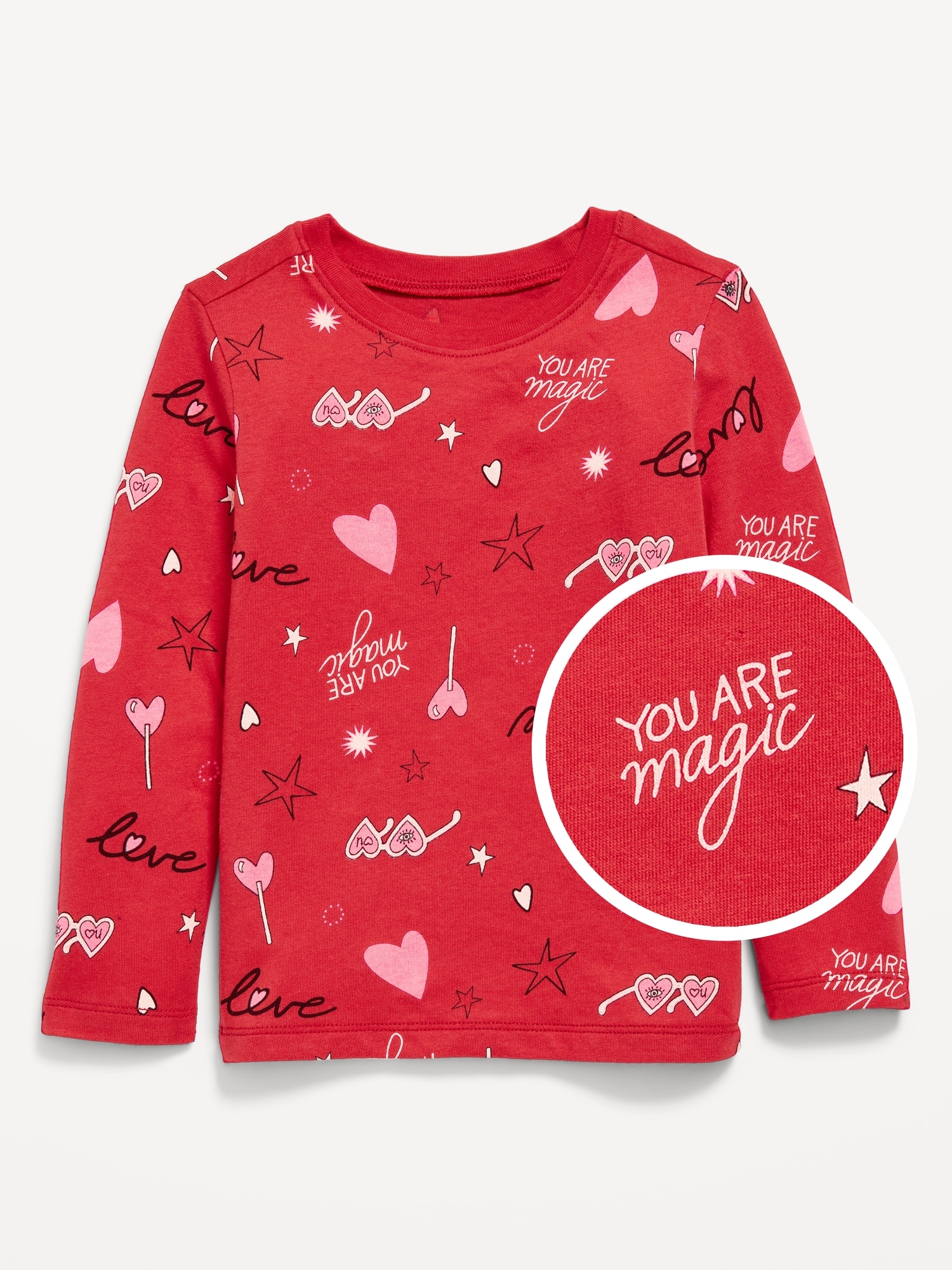 Printed Long-Sleeve T-Shirt for Toddler Girls