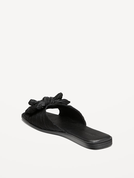 Image number 5 showing, Knot-Front Slide Sandals