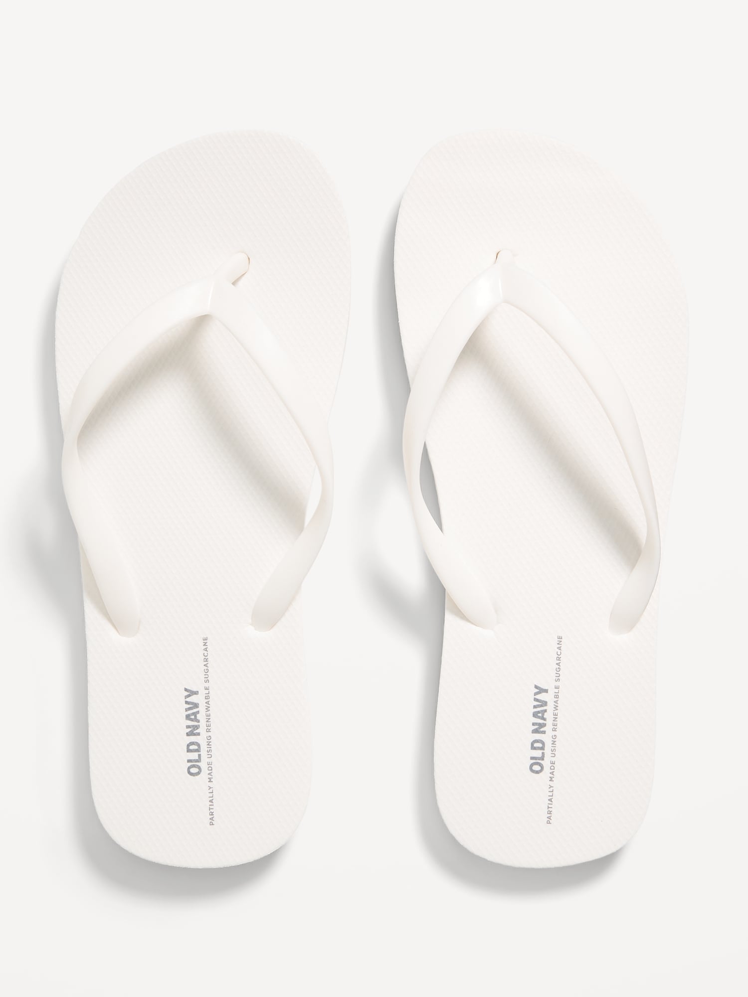 Kids white flip flops on sale