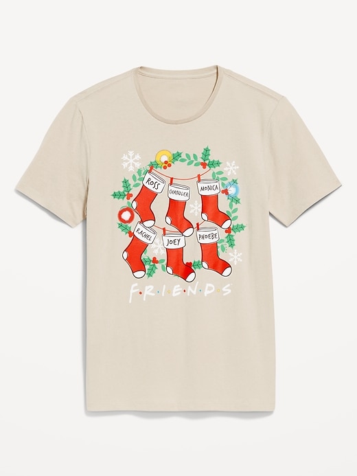 View large product image 1 of 1. Friends™ Christmas T-Shirt