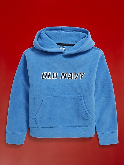 Image number 5 showing, '94 Gender-Neutral Microfleece Logo-Graphic Hoodie for Kids