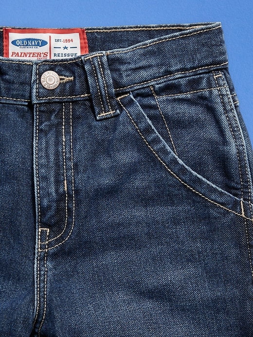 Image number 5 showing, '94 High-Waisted Carpenter Jeans for Girls