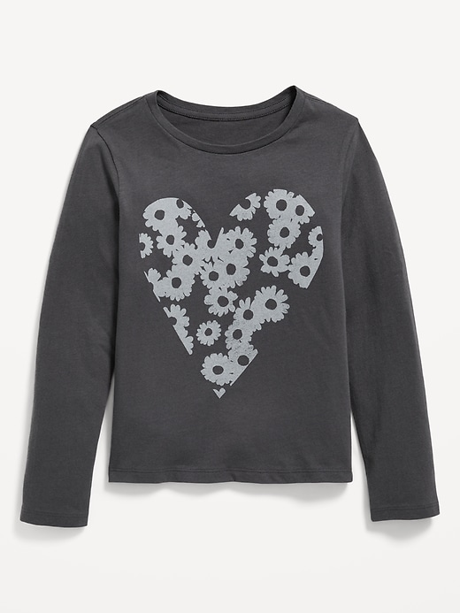 Long-Sleeve Graphic T-Shirt for Girls | Old Navy
