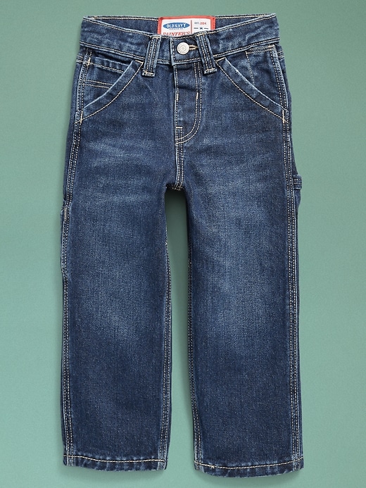 Image number 1 showing, '94 Unisex Carpenter Jeans for Toddler