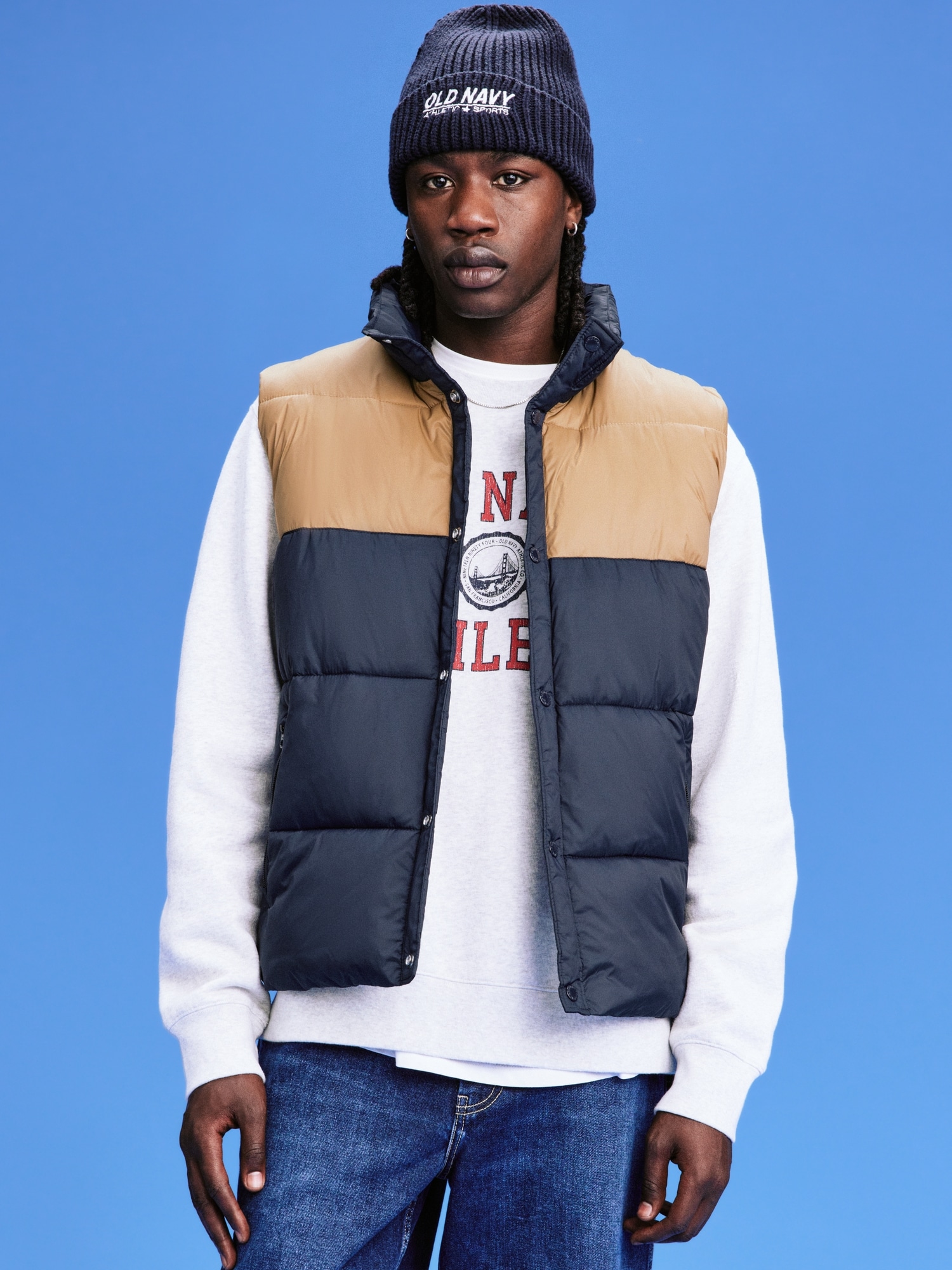 Puffer vest old navy on sale