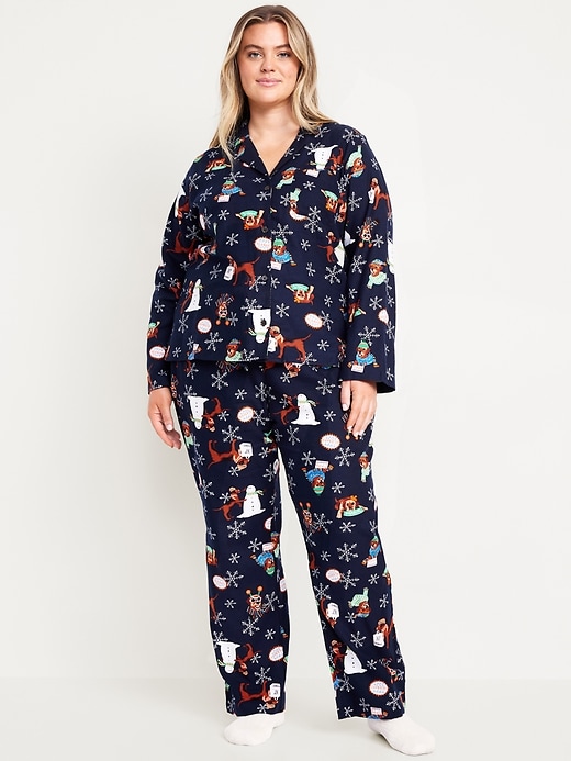 Image number 7 showing, Flannel Pajama Set for Women