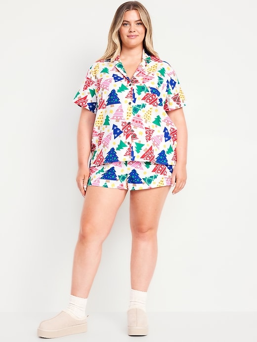 Image number 7 showing, Flannel Pajama Short Set