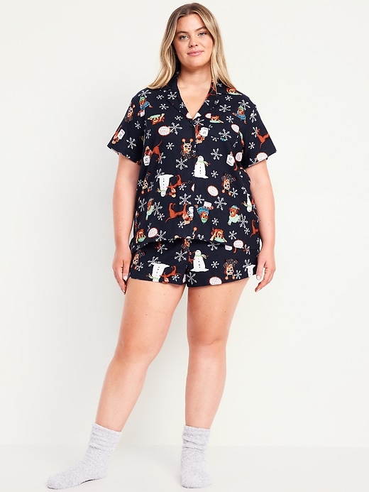 Image number 7 showing, Flannel Pajama Short Set