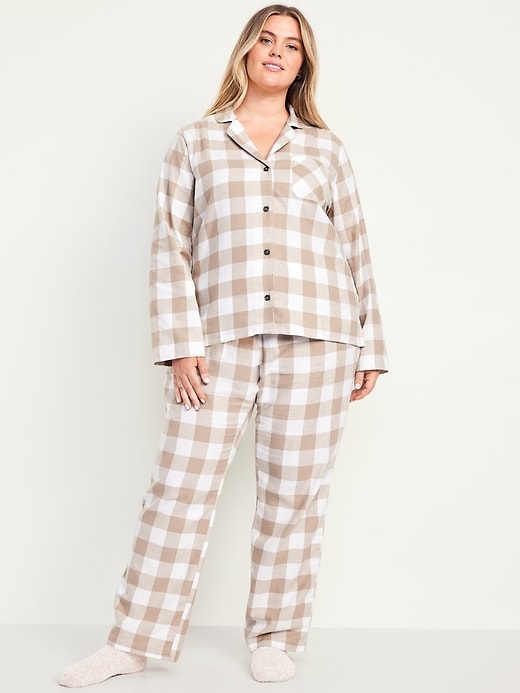 Image number 7 showing, Flannel Pajama Set for Women