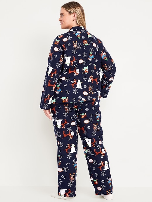 Image number 8 showing, Flannel Pajama Set for Women