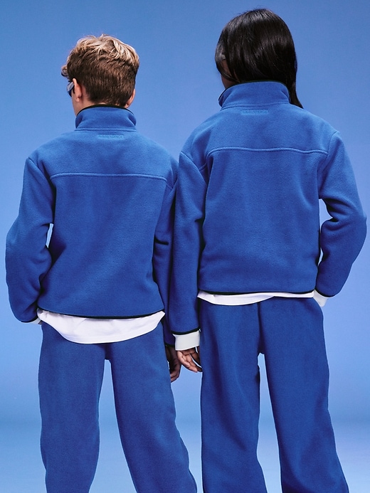 Image number 2 showing, '94 Gender-Neutral Half-Zip Sweatshirt for Kids