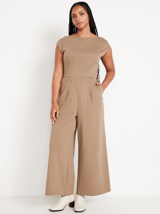 Image number 4 showing, Ponte-Knit Jumpsuit