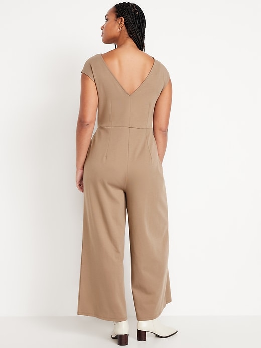 Image number 5 showing, Ponte-Knit Jumpsuit