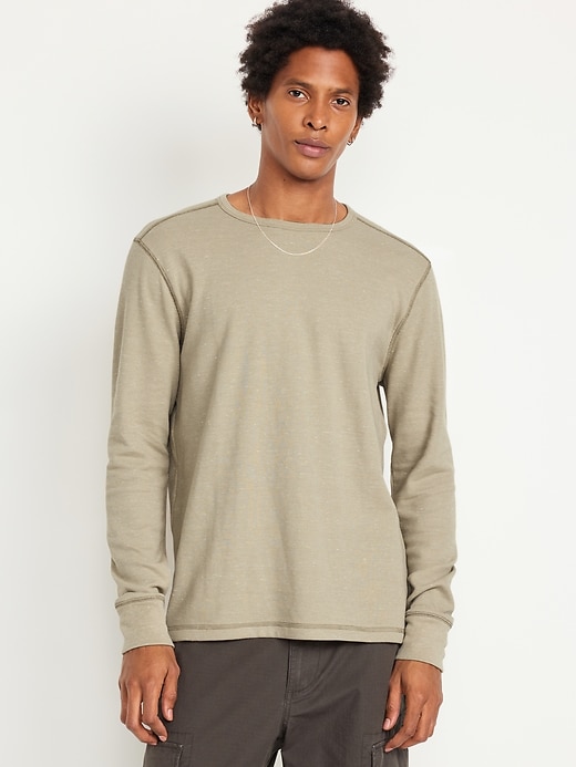 Image number 1 showing, Waffle-Knit T-Shirt