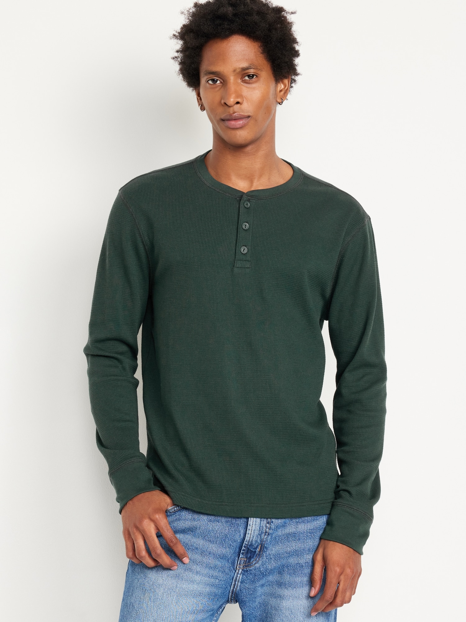 Waffle Henley T-Shirt