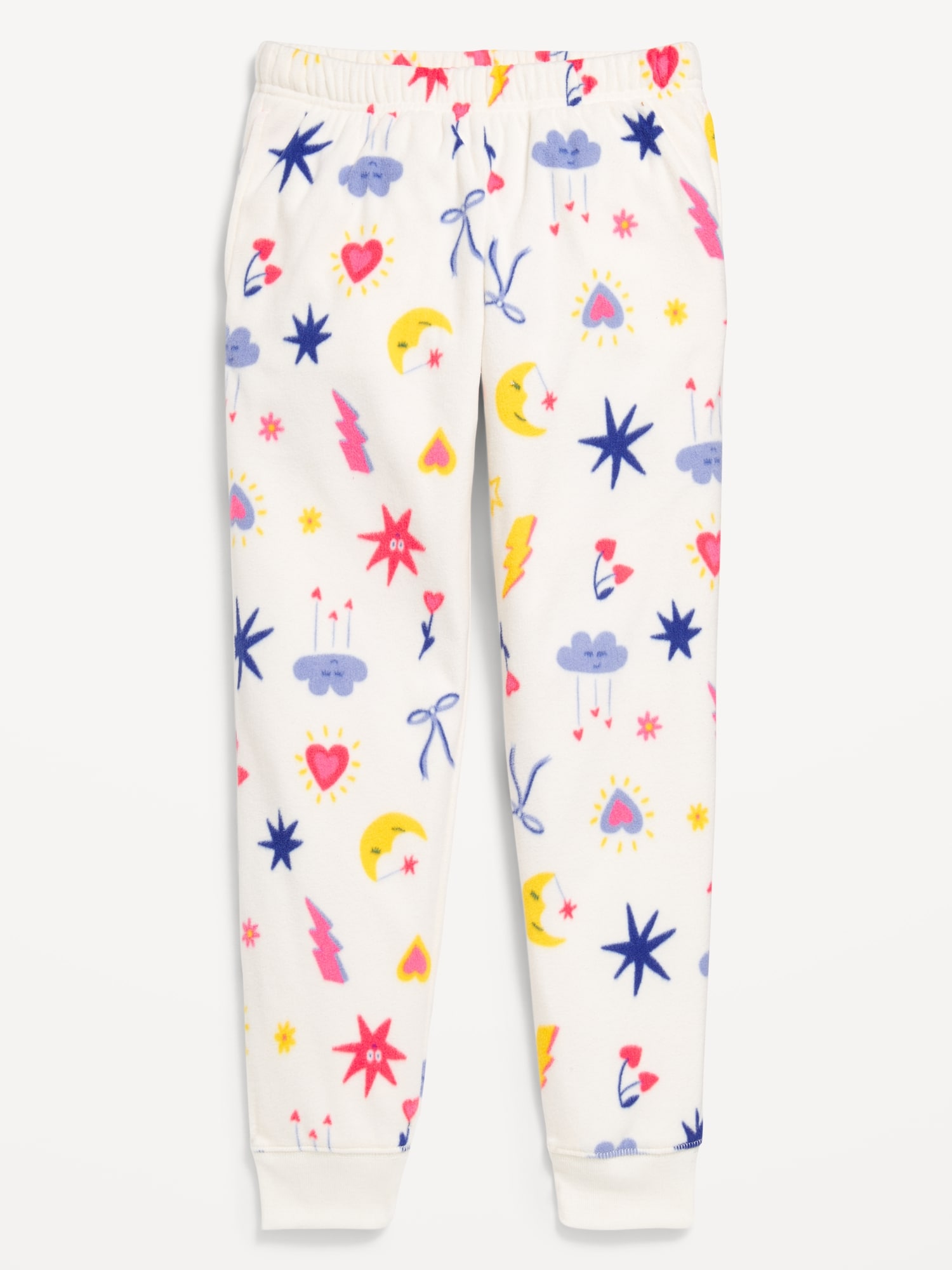 Microfleece Printed Pajama Pants for Girls