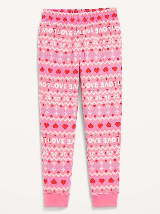 View large product image 1 of 1. Microfleece Printed Pajama Pants for Girls