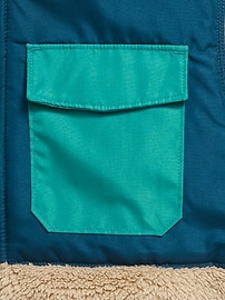 View large product image 4 of 4. Hooded Flap-Pocket Utility Jacket for Boys