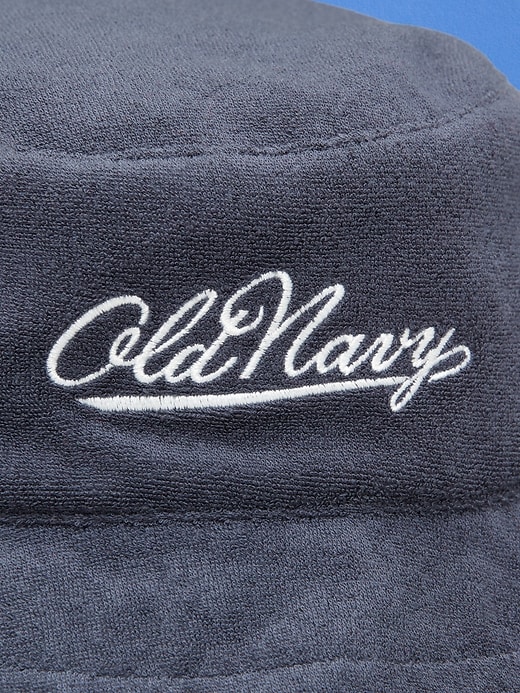 Image number 2 showing, '94 Logo-Graphic Terry Gender-Neutral Bucket Hat for Kids