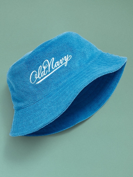 Image number 6 showing, '94 Logo-Graphic Terry Gender-Neutral Bucket Hat for Kids