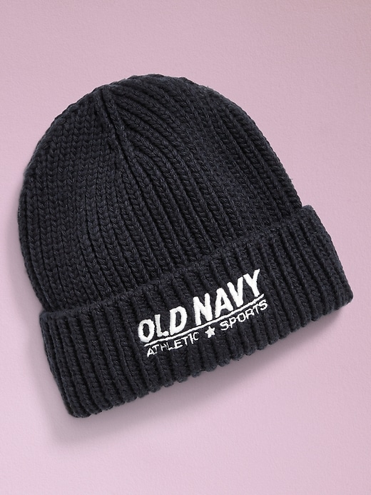 Image number 2 showing, '94 Logo-Graphic Gender-Neutral Beanie for Kids