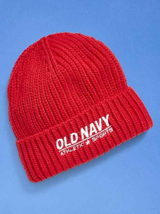 Image number 4 showing, '94 Logo-Graphic Gender-Neutral Beanie for Kids