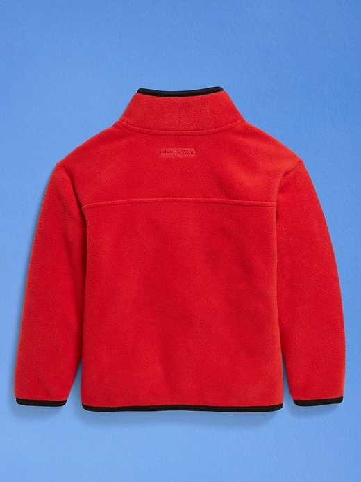 Image number 3 showing, '94 Unisex Half-Zip Microfleece Sweatshirt for Toddler