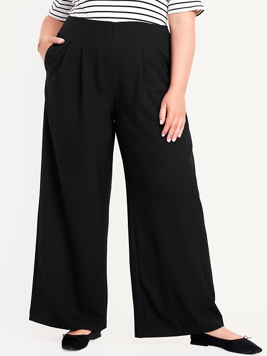 Image number 6 showing, Extra High-Waisted Super Wide-Leg Pants