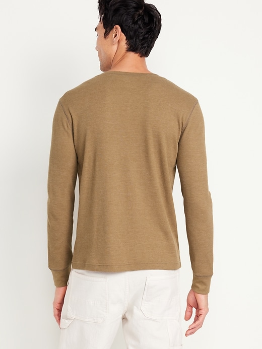 Image number 8 showing, Waffle Henley T-Shirt