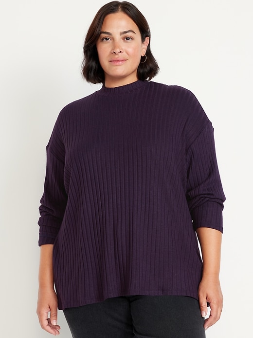 Image number 7 showing, Cozy Mock-Neck Tunic