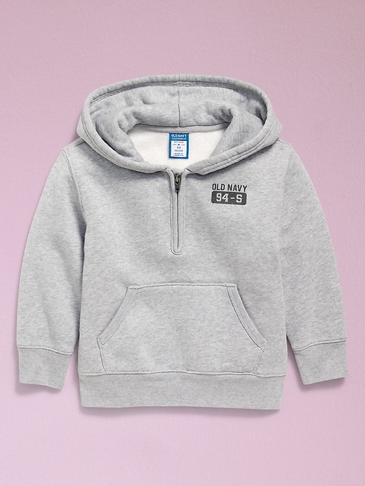 Image number 6 showing, '94 Unisex Half-Zip Logo-Graphic Hoodie for Toddler