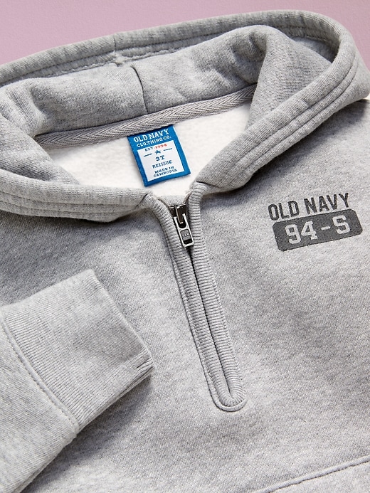 Image number 7 showing, '94 Unisex Half-Zip Logo-Graphic Hoodie for Toddler