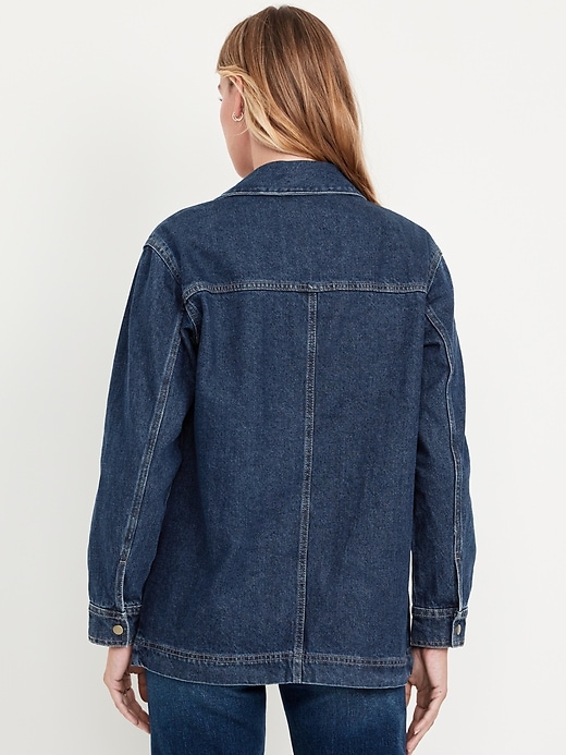 Image number 2 showing, Relaxed Jean Barn Jacket