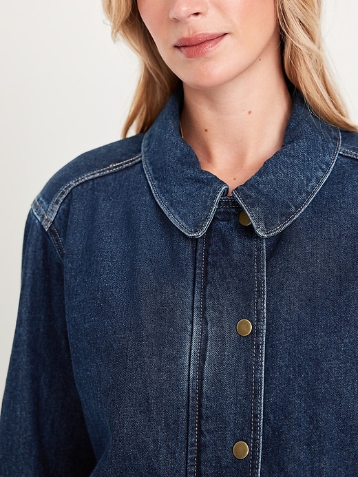 Image number 4 showing, Relaxed Jean Barn Jacket