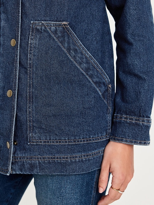 Image number 5 showing, Relaxed Jean Barn Jacket